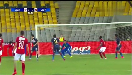 الشوط الاول من مباراة | الاهلي و الزمالك 0/2 موسم (2017/2016)م