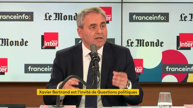 Xavier Bertrand : Si l'on s'en prend à un policier, un gendarme, un pompier ou un maire, il doit y avoir une peine minimum automatique. C'est quelque chose avec laquelle on ne transige pas. Il n'y a plus de respect de rien.
