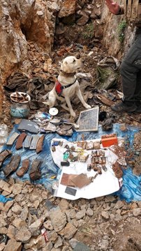 Son dakika: Tunceli'de teröristlerin kullandığı 8 sığınak imha edildi