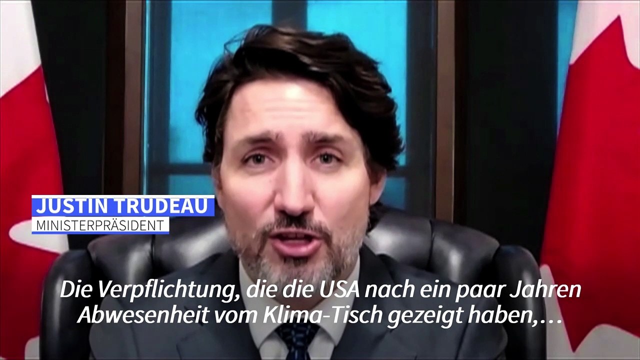 Trudeau fordert von Biden 'ernsthafte' Verpflichtung auf Klimaschutz