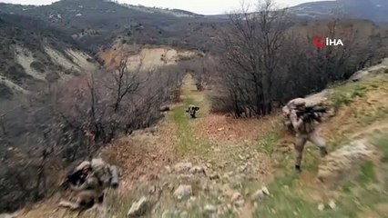 Tunceli’de teröristlerin kullandığı 8 sığınak imha edildi