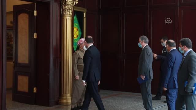 Son dakika haberleri... Türkiye'nin Bağdat Büyükelçisi Yıldız, IKBY Başbakanı Mesrur Barzani ve KDP lideri Mesut Barzani ile görüştü