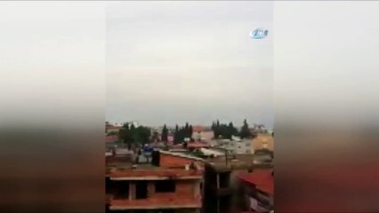 Afrin'den Reyhanlı'ya roketli saldırı kamerada