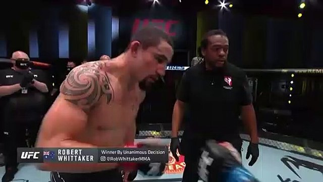 Entrevista pós-luta com Robert Whittaker | UFC Vegas 24