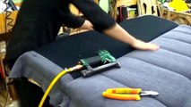 Diy - How To Reupholster A Tufted Headboard | Installing The Bed Frame | Diy - Alo Upholstery