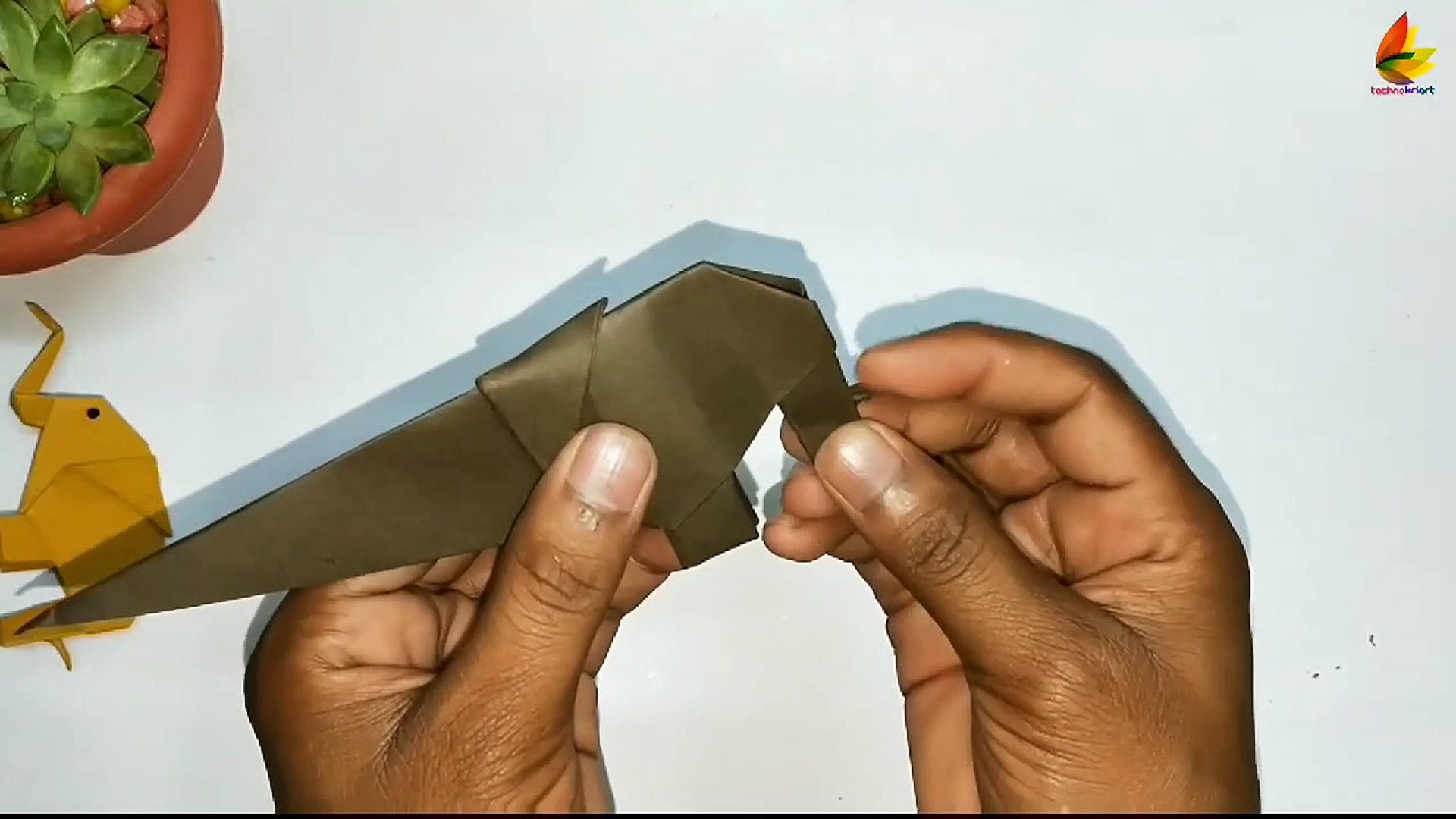 4 Easy Paper Wild Animals || Origami Wild Animals || Diy - video Dailymotion