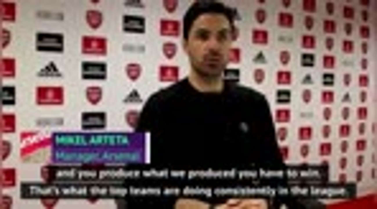 Arteta laments 'inconsistent' Arsenal as Gunners drop points again