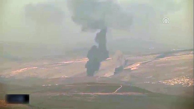 Türk jetleri PYD/PKK'ya ait gözlem noktasını böyle vurdu