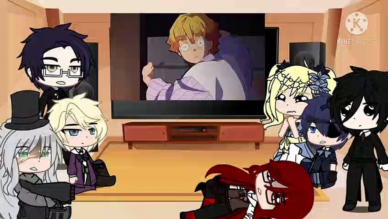 Black Butler React To Demon Slayer//Nezuko//Credits To Owners!//Manga Spoiler A Bit!//