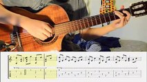 Theme From Princess Mononoke On Classical Guitar (With Tabs)