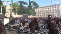 Italia | Protesta de los profesionales del espectáculo