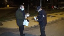 Son dakika haberleri: Doktordan uygulama yapan polislere çay ve kek ikramı