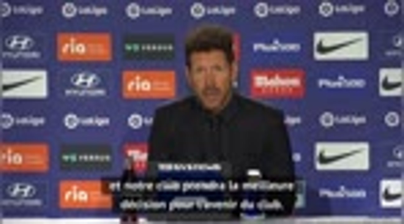 31e j. - Simeone : “La chose la plus importante est de gagner”