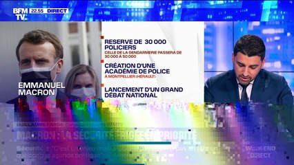 Emmanuel Macron: la sécurité érigée en priorité - 18/04