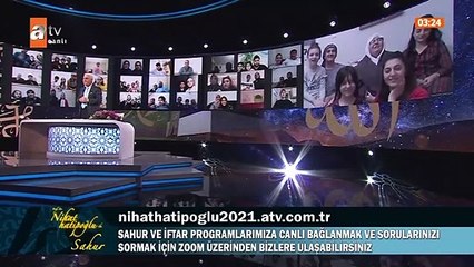 Nihat Hatipoğlu zoom sorularını yanıtlıyor