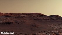 Moon Phobos in Mars’s night sky captured by Curiosity Rover