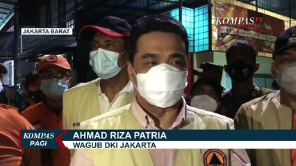 Ahmad Riza Patria Tinjau Lokasi Kebakaran Permukiman Taman Sari
