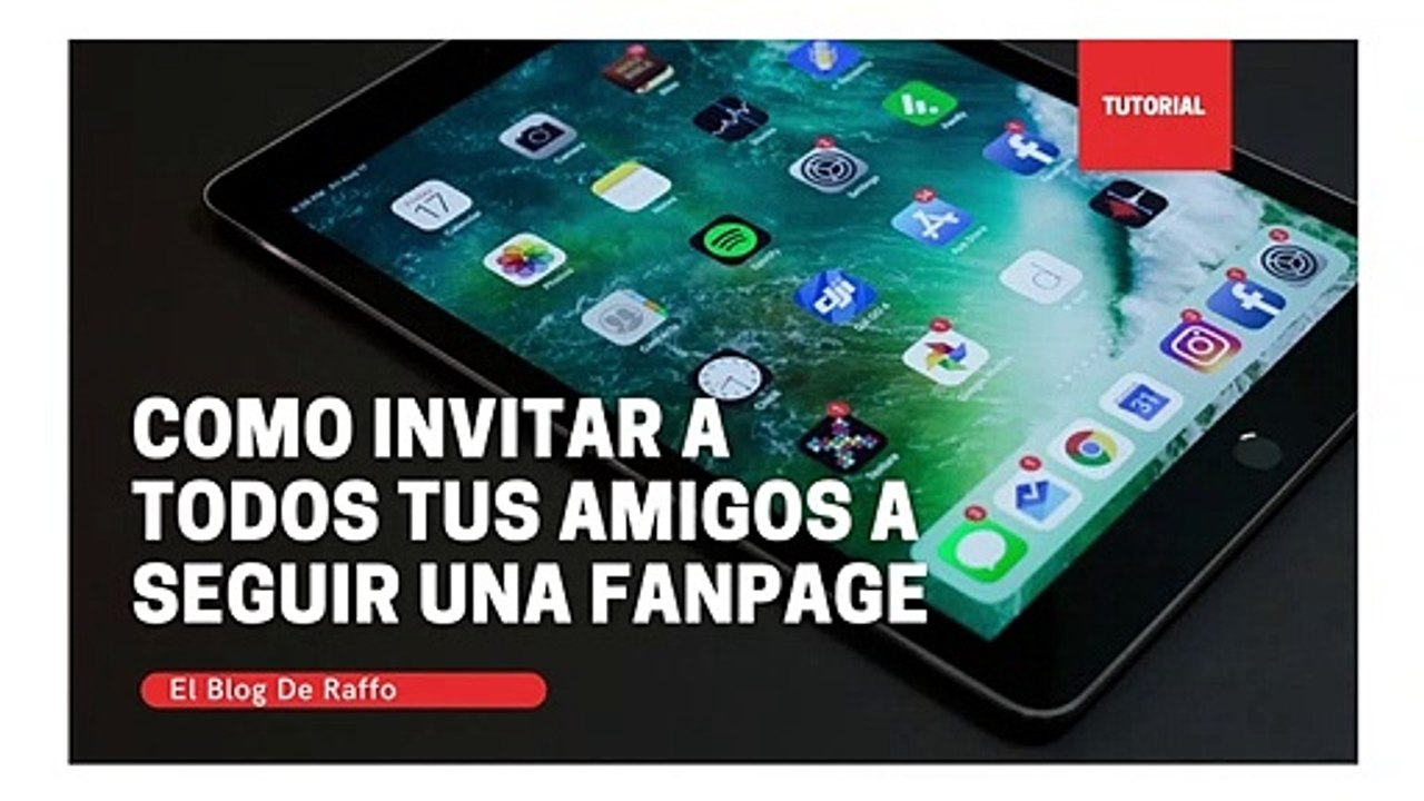 Como invitar a todos nuestros amigos a seguir una fanpage en facebook 2021