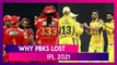Punjab vs Chennai IPL 2021: 3 Reasons Why Punjab Lost
