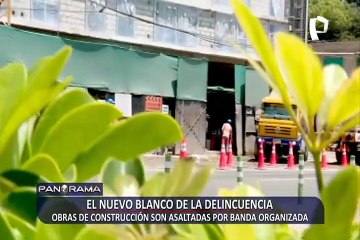 El nuevo blanco de la delincuencia: obras de construcción son asaltadas por banda criminal