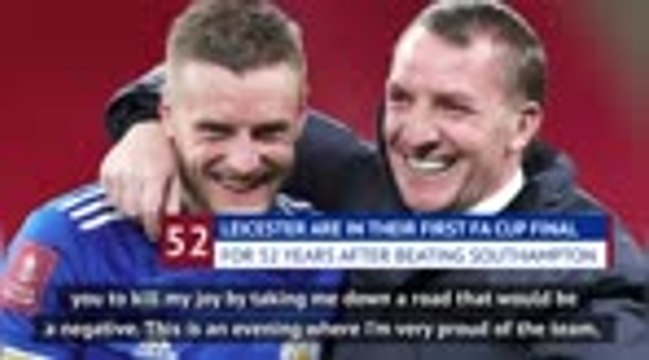 Don't kill my joy about FA Cup final - Rodgers when asked about Super League