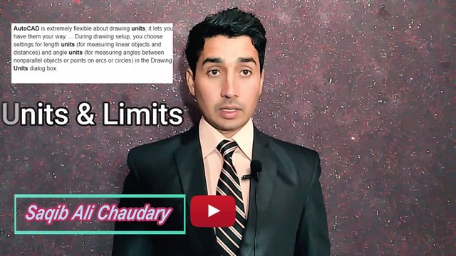 autocad class 09 urdu/hindi | unit setup in autocad | how to set units and limits in autocad | Saqib