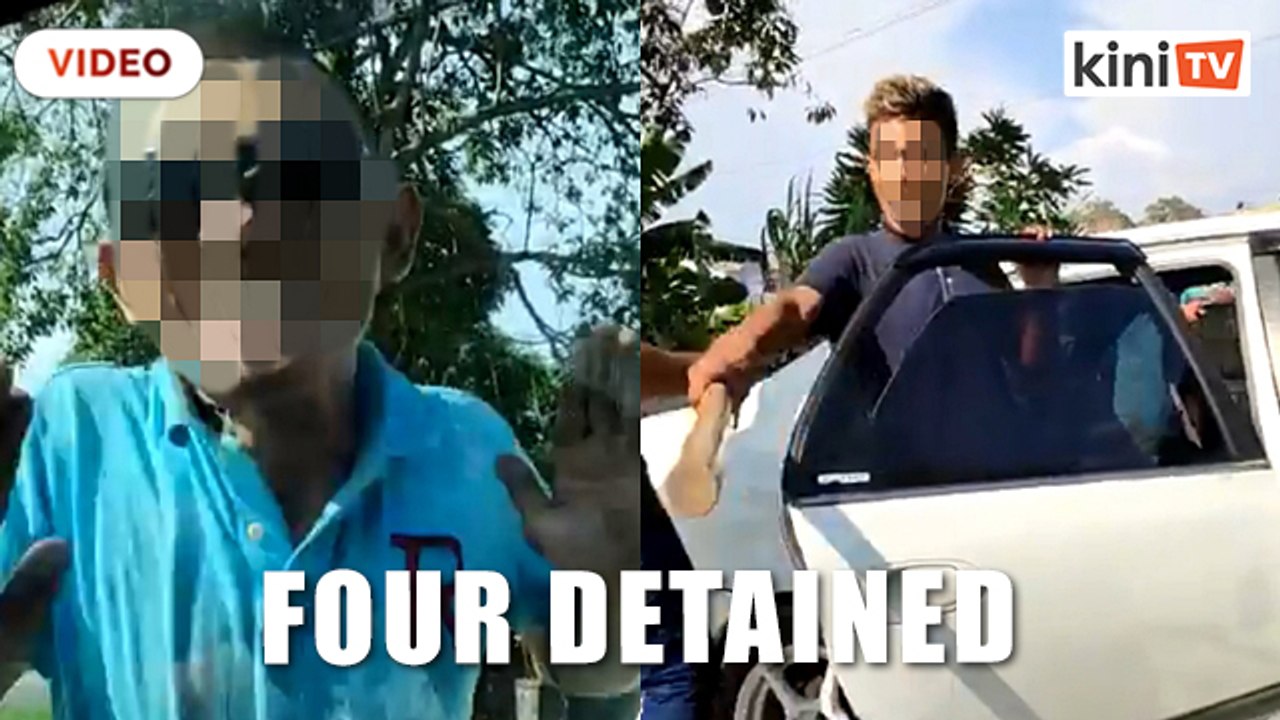 Four detained after rear ending car, assaulting driver in Klang