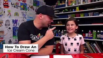 How To Draw A Cute Ice Cream Cone