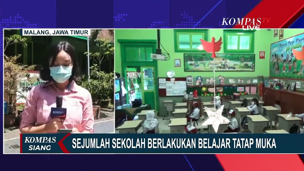 Sekolah di Malang Mulai Gelar Belajar Tatap Muka dengan Aturan Ketat!