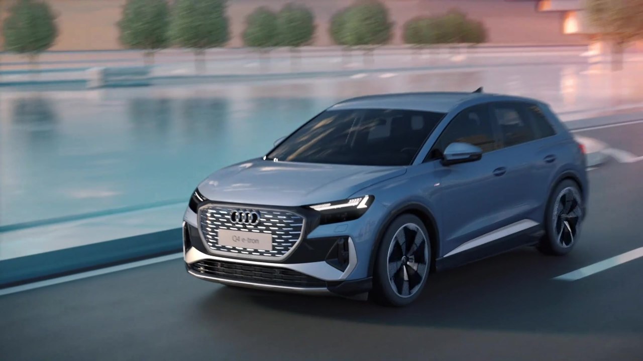 Lademanagement des Audi Q4 e-tron Animation