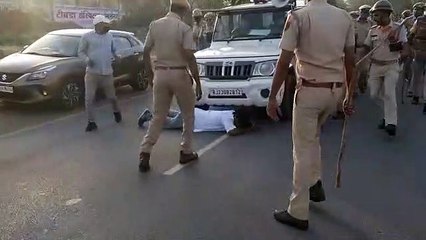 चुनाव को लेकर रातभर विवाद, तोडफ़ोड़ के बाद पांच थानों की पुलिस व आरएसी तैनात