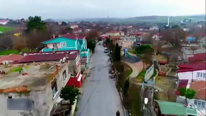 İşte Kanal İstanbul güzergahındaki Durusu Köyü'nün havadan görüntüleri