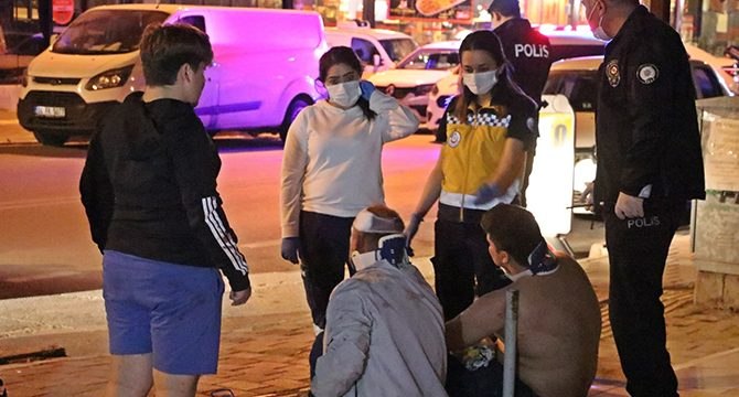 Hem dayak hem ceza yediler: 4 yaralı