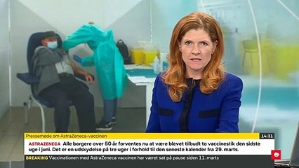 Tanja Erichsen besvimede under pressemøde for åben skærm | COVID-19 | 14 April 2021 | DRTV - Danmarks Radio