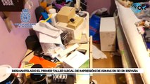 La Policía desmantela el primer taller ilegal de impresión de armas en 3D en España