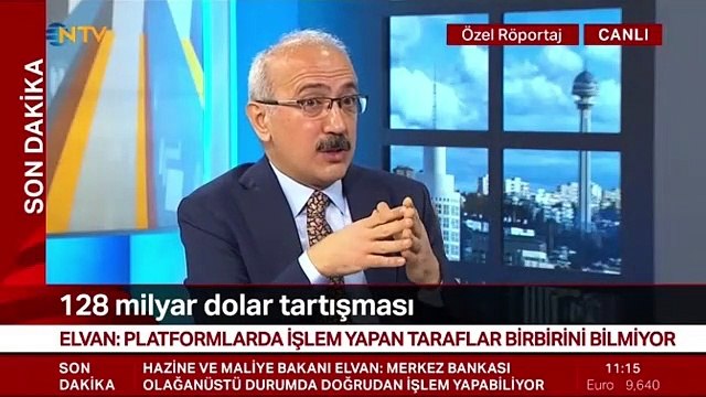 Bakan Elvan’dan ‘128 milyar dolar’ açıklaması
