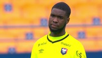 Kévin Mbala a disputé ses premières minutes en équipe professionnelle lors de ESTAC Troyes 1-0 SMCaen (J33 Ligue 2 BKT)