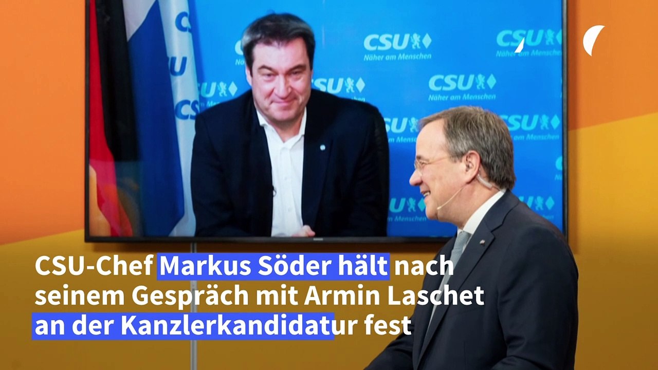 K-Frage: Söder hält an Kandidatur fest