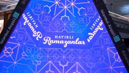 İGA, ramazan atmosferini İstanbul Havalimanı'nda yaşatıyor
