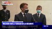 Emmanuel Macron auprès des forces de l'ordre: "On est déterminés, on va s'en donner les moyens et vous en donner les moyens"
