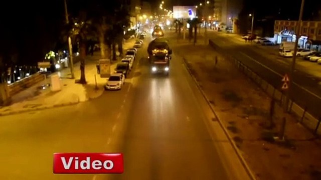 Suriye sınırına tank ve obüs takviyesi