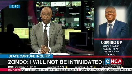 Zondo says the Commission is not intimidated