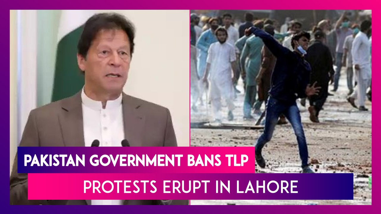 Pakistan Government Bans TLP, Protests Erupt In Lahore; Three Killed In Police Crackdown On Banned Radical Islamist Party TLP