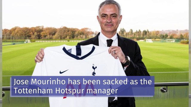 Jose Mourinho sacked as Tottenham Hotspur manager