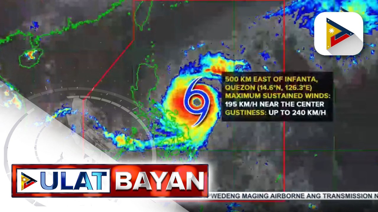 PTV INFO WEATHER: Bagyong #BisingPH, huling namataan malapit sa Infanta, Quezon; bilang ng mga inilikas na pamilya sa Region 5 At 8, nasa mahigit 18-K