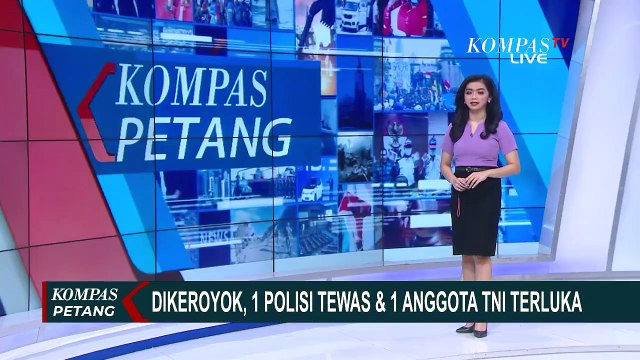 Terekam CCTV, 1 Polisi Tewas dan 1 TNI Terluka Usai Dikeroyok di Wilayah Kebayoran Baru