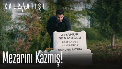 Mezarını kazmış!