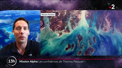L'astronaute Thomas Pesquet répond à des enfants avant son départ dans l'espace