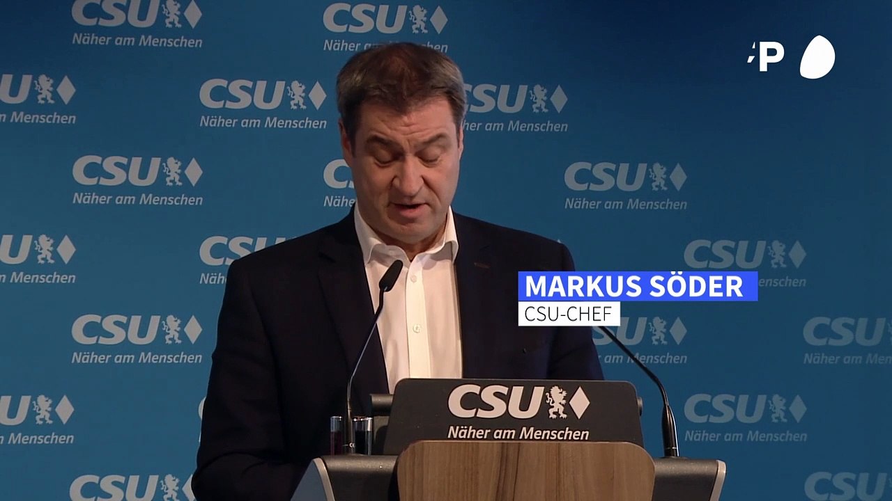 Söder: Die CDU entscheidet die K-Frage allein