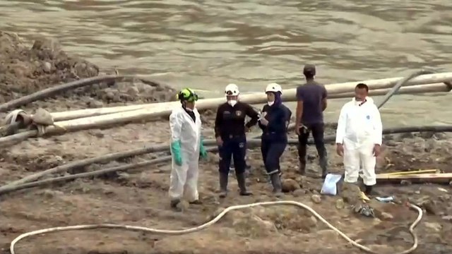 Así rescataron los cuerpos de los 11 trabajadores atrapados en una mina en Caldas